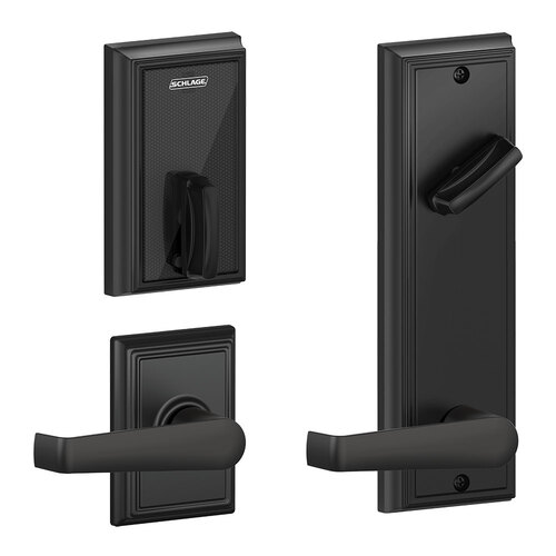 Deadbolts and Deadlatches Flat Black Coated