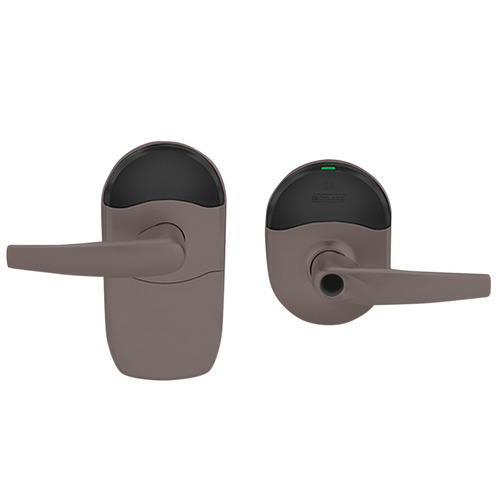 Wireless Cylindrical Lock Aged Bronze