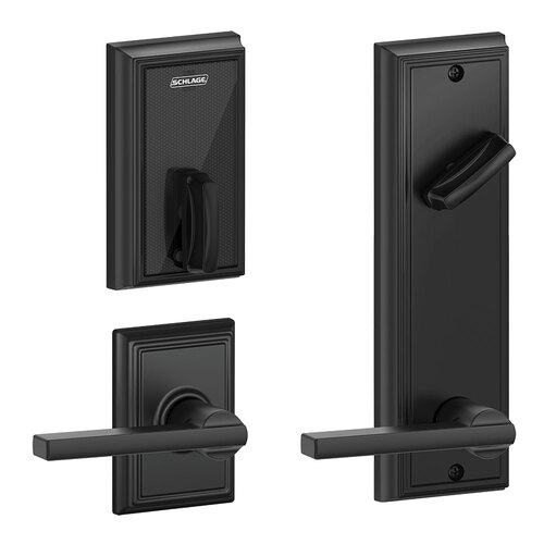 Deadbolts and Deadlatches Flat Black Coated