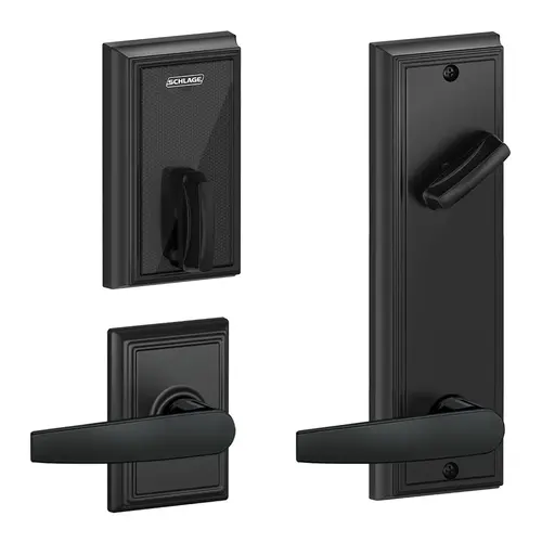 Deadbolts and Deadlatches Flat Black Coated