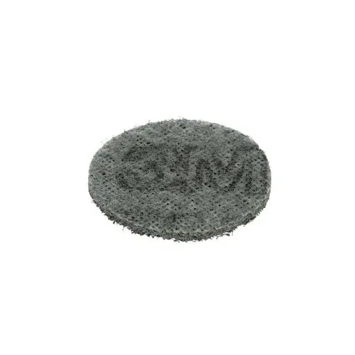 Scotch-Brite 00648 SC-DH Series No-Hole Surface Conditioning Disc, 7 in, Super Fine Grade, Silicon Carbide, Gray