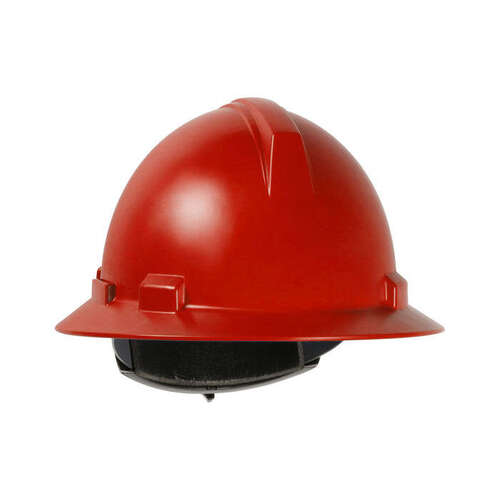 Annapurna 280-HP1041R Red Universal Full Brim Hard Hat - 4-Point Suspension - Ratchet Adjustment