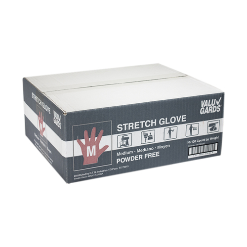 GLOVE VAL STRETCH POLY 10/100 MD