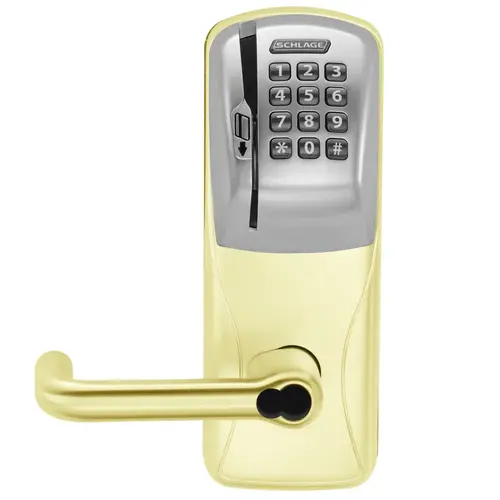 Electric Mortise Lock Bright Brass