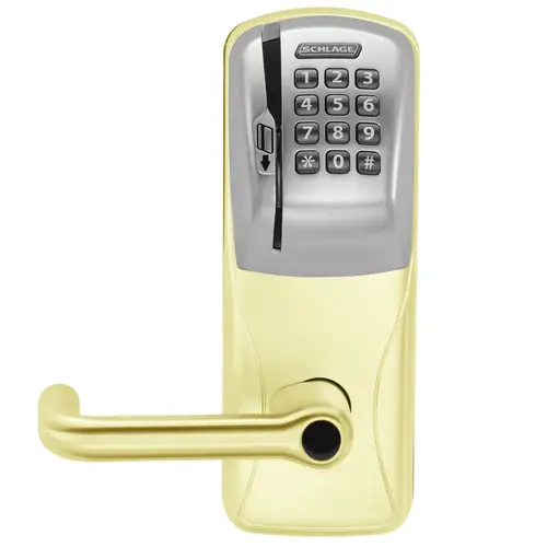 Electric Mortise Lock Bright Brass