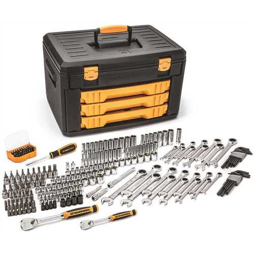 GEARWRENCH 80949 1/4 in. and 3/8 in. Drive 90-Tooth Mechanics Tool Set