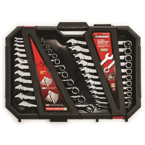 SAE/MM Combination Wrench Set