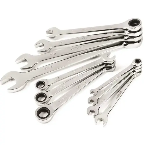 Husky HRW11PCSAE Ratcheting SAE Combination Wrench Set