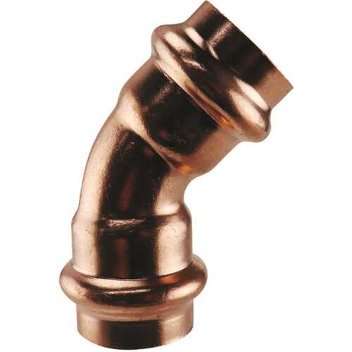 3/4 in. x 3/4 in. Copper 45-degree Press x Press Elbow Fitting