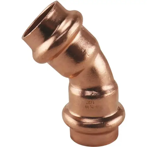 1/2 in. x 1/2 in. Copper 45-degree Press x Press Elbow Fitting