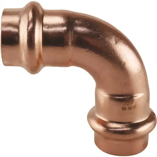 1/2 in. x 1/2 in. Copper 90-degree Press x Press Elbow Fitting