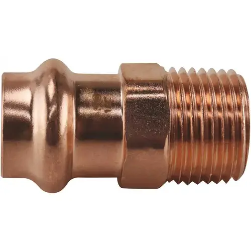 1/2 in. x 1/2 in. Copper Press x MPT Male Adapter