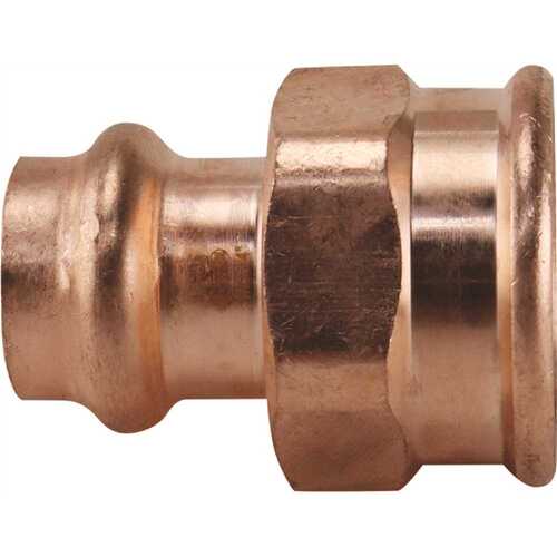 1/2 in. x 3/4 in. Copper Press x FPT Female Adapter