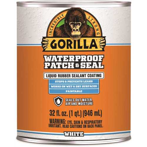 Gorilla 105340 32 oz. White Waterproof Patch and Seal Liquid