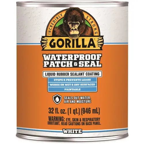 32 oz. White Waterproof Patch and Seal Liquid - pack of 6