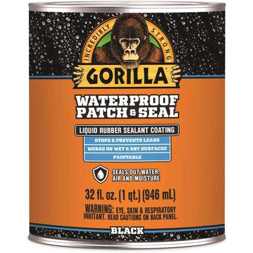 Gorilla 105338 32 oz. Black Waterproof Patch and Seal Liquid