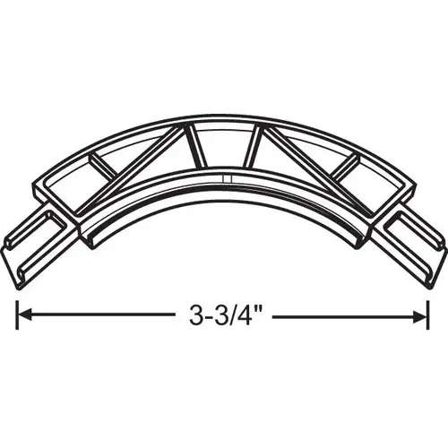 Brixwell 90-1136c USE 90-1136 Radius Screen Corner CD