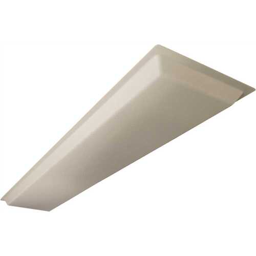 Lithonia Lighting DSBDDROP 10.44 in. x 48.22 in. Dropped White Acrylic Diffuser