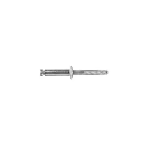 4008MT Peel-Type Glass Stop Rivet, 1/4 in Dia x 33/64 to 19/32 in Grip Range, Aluminum