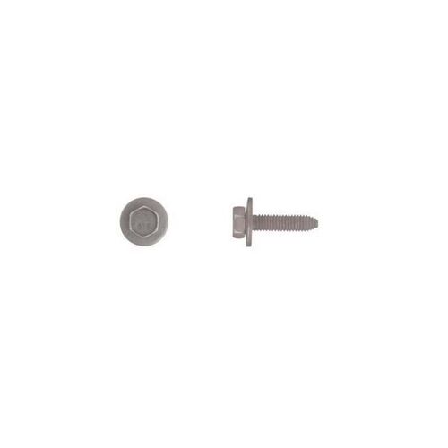 5686MT CA Point Body Bolt, M6 x 1 mm x 25 mm L x 10 mm Indented Hex Head, Black