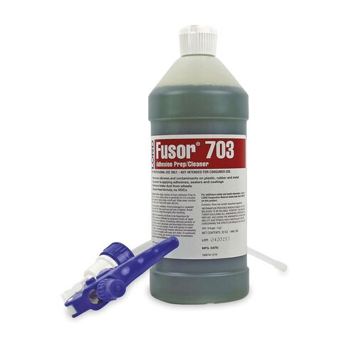 Fusor 703 703 Adhesion Prep/Cleaner, 32 oz Bottle, Green, Liquid