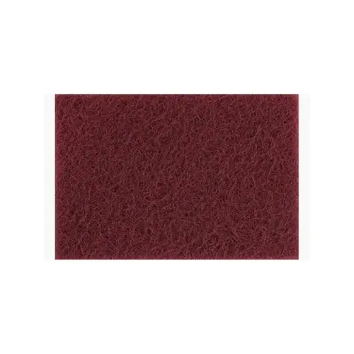 Indasa USA, Inc 8500B 8500B Web Scuff Pad, 6 in L x 9 in W, Medium-Grade, Burgundy