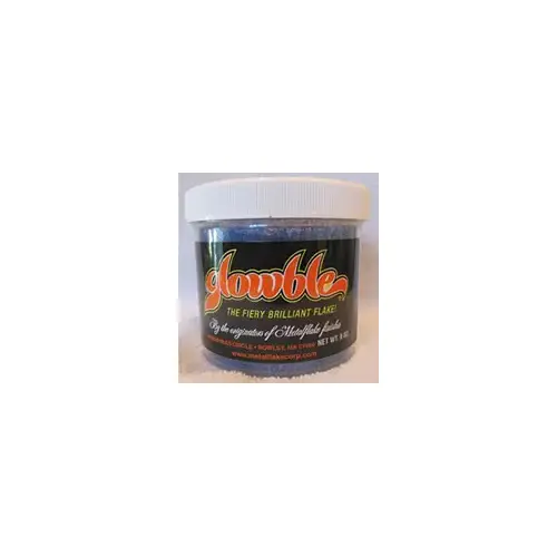 METFLAKE COMPANY 021006 SILVER GLOWBLE 6OZ;.018 HEX CUT