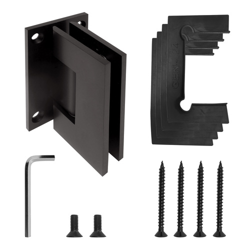 Oil Rubbed Bronze Geneva 037 Series Wall Mount Full Back Plate Standard Hinge