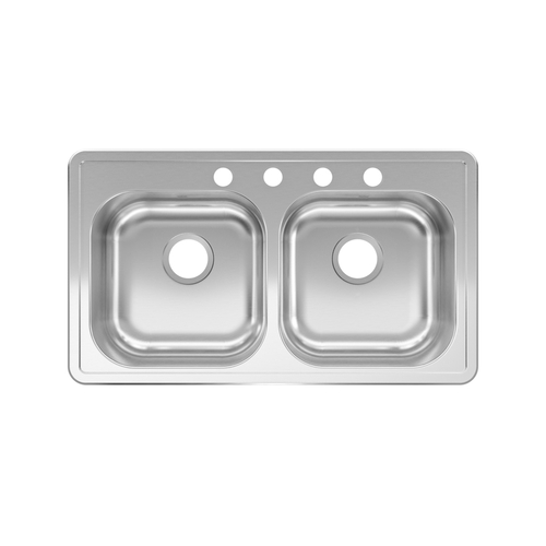 Franke RDLA3319 6 4CBN Kitchen Sink Kindred Stainless Steel Top Mount   4666483 A.eps High 