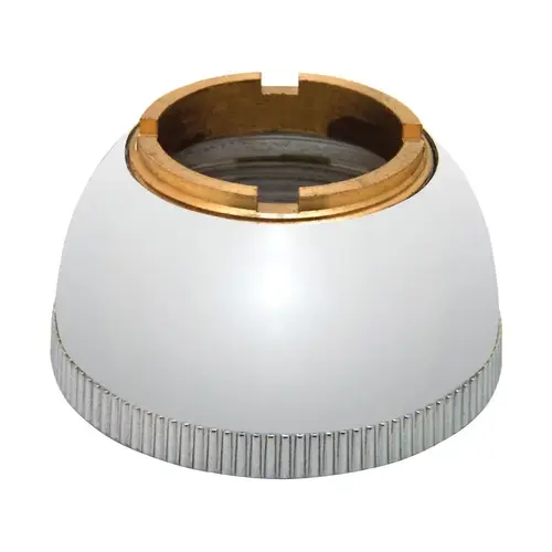 Faucet Cap Assembly, 7/8 in ID, 1-3/4 in OD, Brass, Chrome Plated