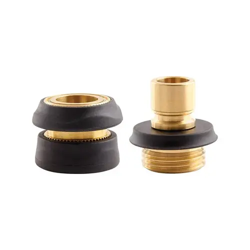 09QC Quick Connector Female x Male, Female x Male, Brass - pack of 12