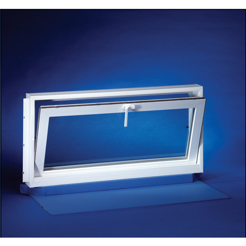Duo-Corp 3215ARIS Aristoclass Series Hopper Basement Window, Glass Glass/Screen, Vinyl Frame