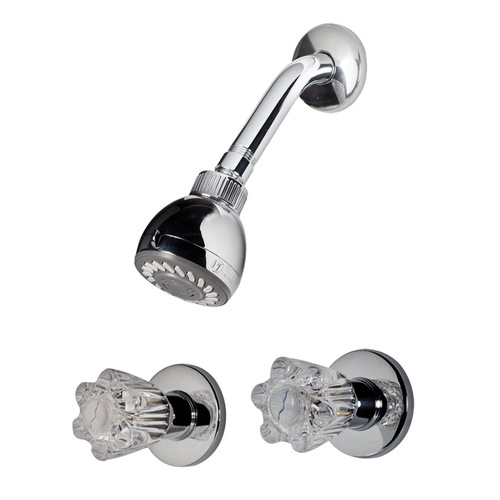 Tub and Shower Faucet 2-Handle Polished Chrome Polished Chrome