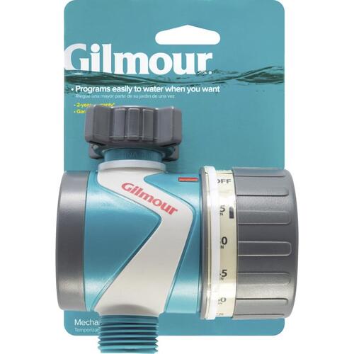 Gilmour 8200541001 Mechanical Water Timer, 1 to 120 min, 15 to 120 psi