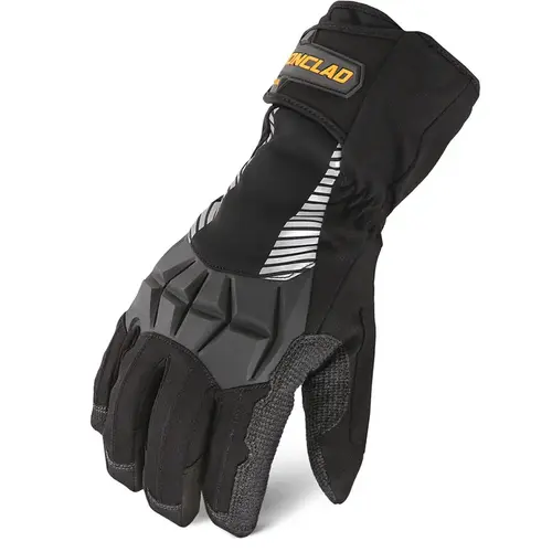 Ironclad CCT2-04-L Gloves Tundra L Synthetic Leather, TPR Cold Weather Black Black
