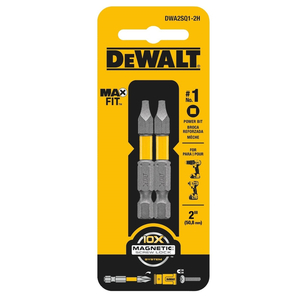 DeWalt Max Fit Phillips #1 X 2 in. L Screwdriver Bit Set Steel 2