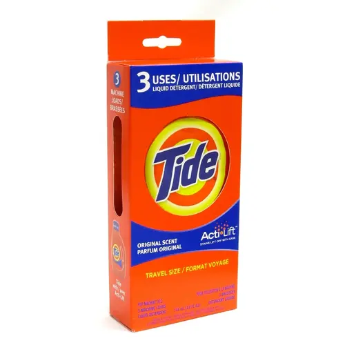 Tide Single Load Laundry Detergent, 3 Pack, 4.8 Ounce