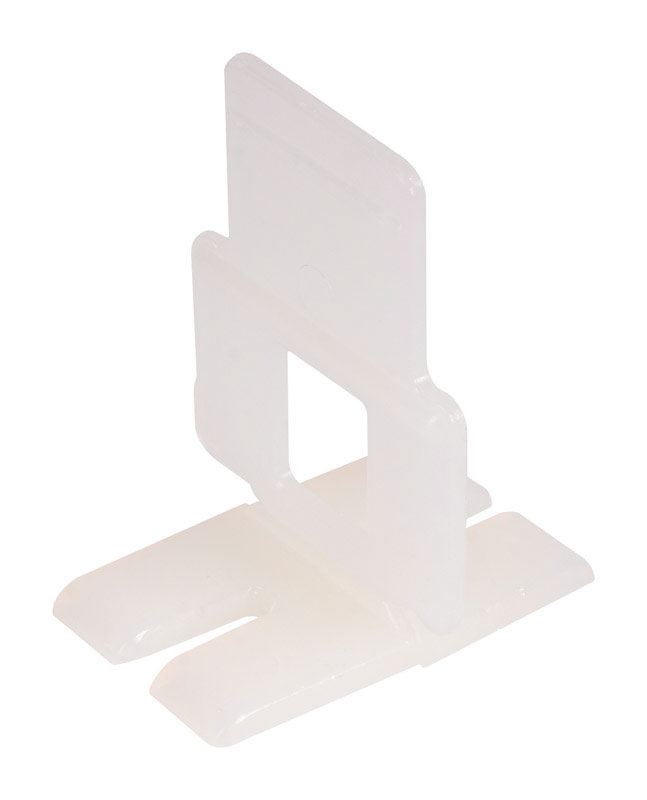 QEP 99730 Tile Spacer Clips Lash 1/8" H X 1/16" W Plastic White