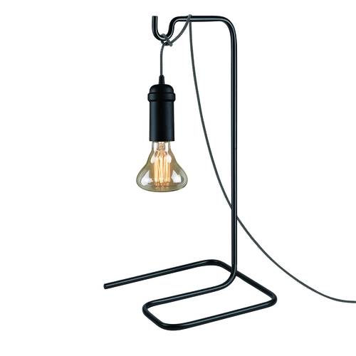 Pendant Light Table Stand Matte Black 1 lights