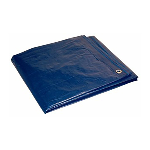 Tarp . 8 ft. W X 10 ft. L Heavy Duty Polyethylene Blue Blue