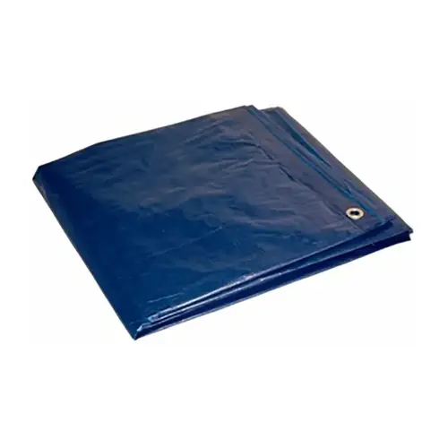 Tarp . 16 ft. W X 20 ft. L Heavy Duty Polyethylene Blue Blue