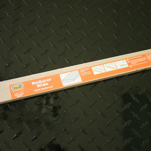 MD 5949953 Floor Reducer 13/4" W X 72" L Unfinished Brown Oak Unfinished