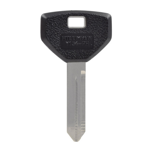 Key Blank Automotive Double For Chrysler Black/Silver