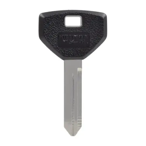 Key Blank Automotive Double For Chrysler Black/Silver - pack of 5