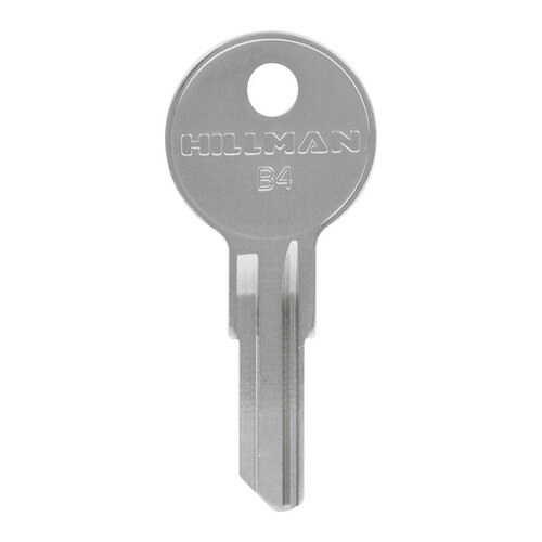 Key Blank Automotive Single Silver