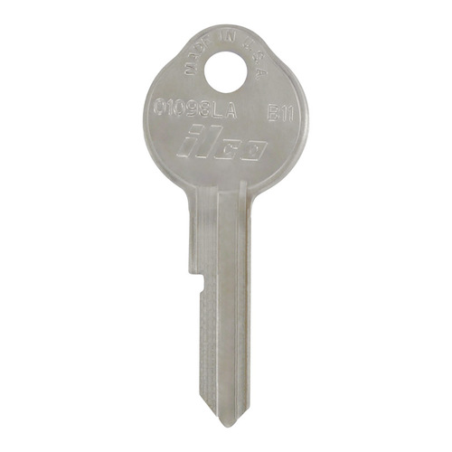 Key Blank Automotive B11 Single For GM Silver