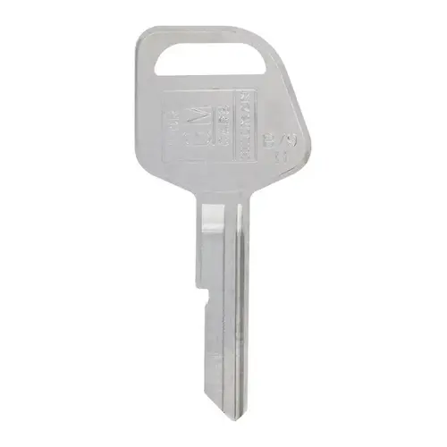 Key Blank Automotive B79 Single For GM Silver