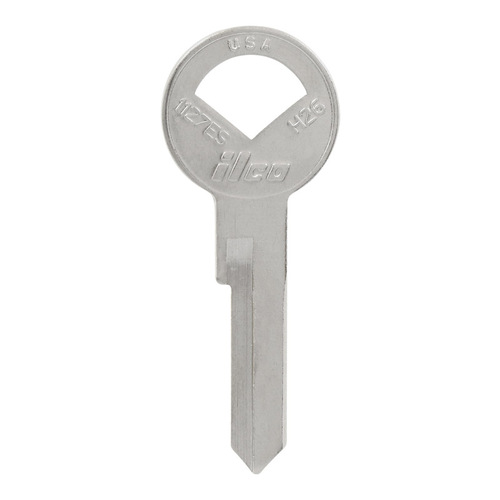 Key Blank Automotive H26 Single For Ford Silver - pack of 10