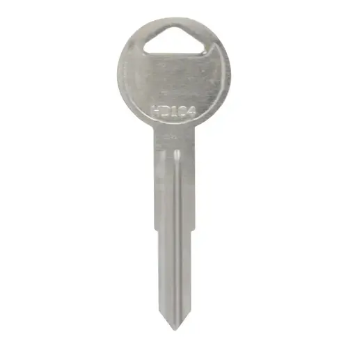 Key Blank Automotive HD104 Double For Honda Silver