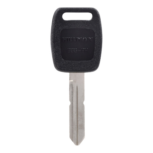 Key Blank Automotive Double For GM Black/Silver - pack of 5